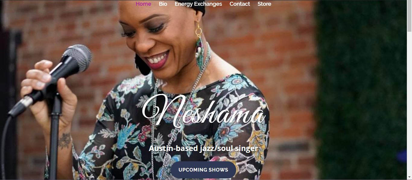 Neshama site front page